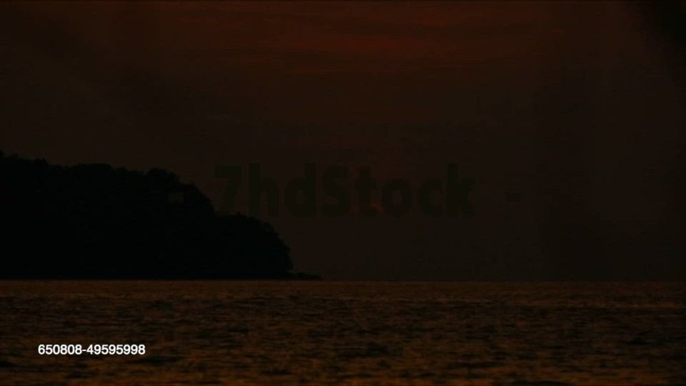 หมู่เกาะสุรินทร์ พังงา พระอาทิตย์ตกดิน
