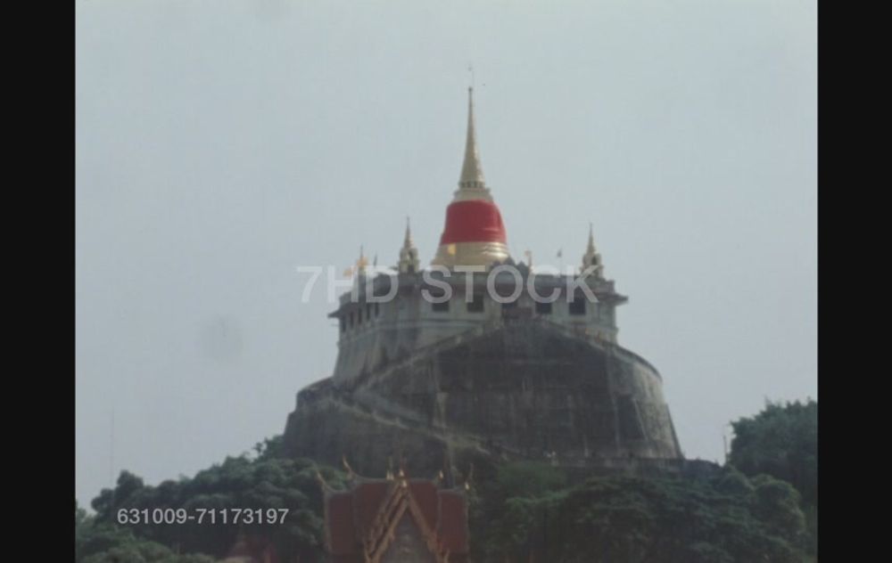 งานนมัสการบรมบรรพต วัดสระเกศ ภูเขาทอง ปี 2522