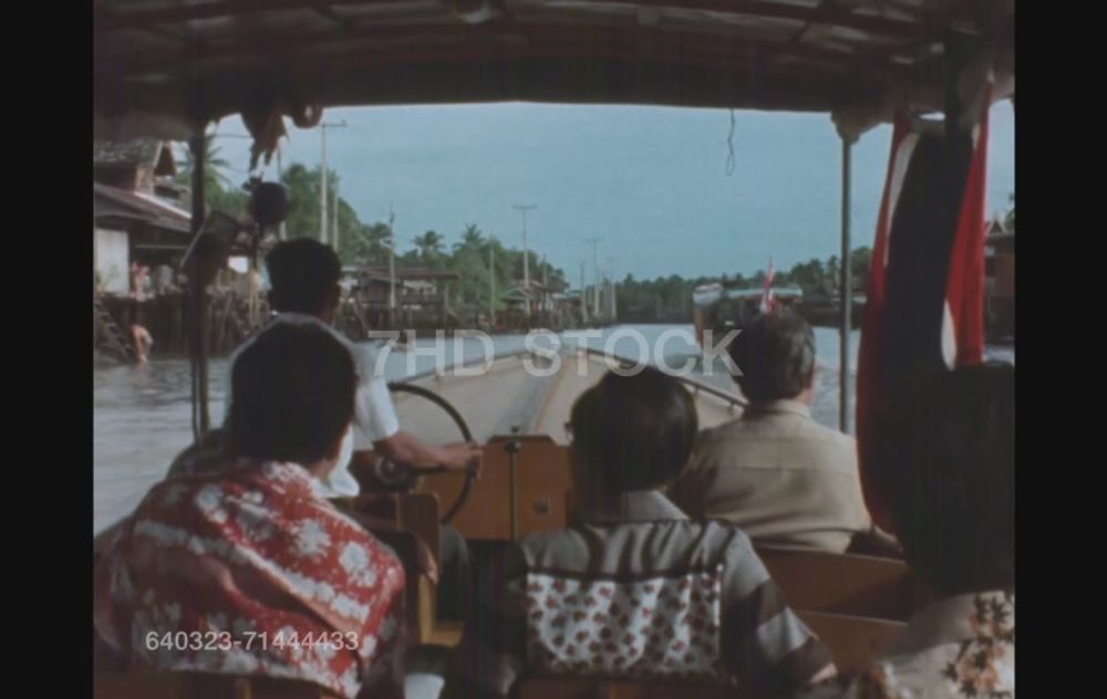 วิถีชีวิตบ้านริมคลอง การค้าขายทางน้ำ ในปี 2520