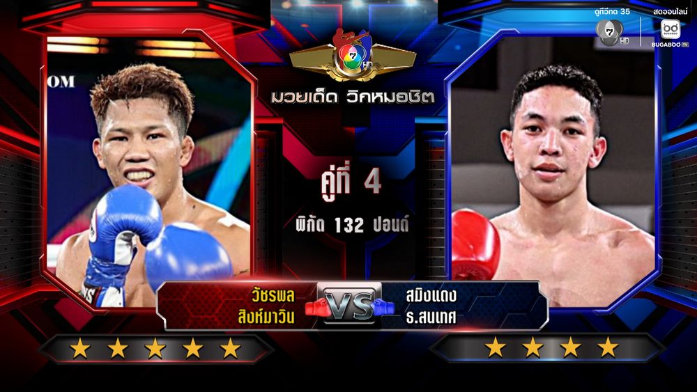 มวยเด็ด วิกหมอชิต : วิเคราะห์คู่เอก 25 ส.ค. 2569 วัชรพล vs สมิงแดง | มวยไทย 7 สี