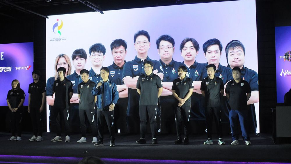 สมาคมกีฬาอีสปอร์ตฯ เปิดตัวทัพนักกีฬาอีสปอร์ตทีมชาติไทย ลุยศึกเอเชียนเกมส์ 2026 ที่ญี่ปุ่น